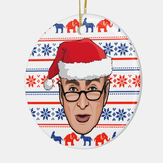 CHUCK SCHUMER CHRISTMAS KERAMIK ORNAMENT (Links)