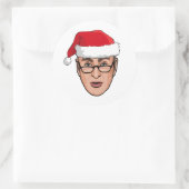 CHUCK SCHUMER CHRISTMAS RUNDER AUFKLEBER (Tasche)