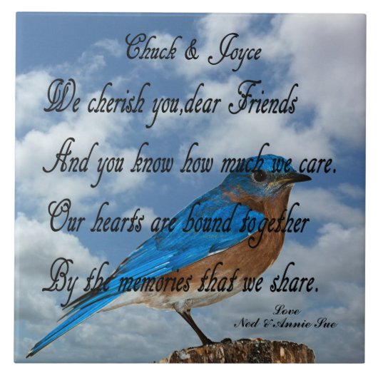 CHUCK UND JOYCE FLIESE (Vorderseite)