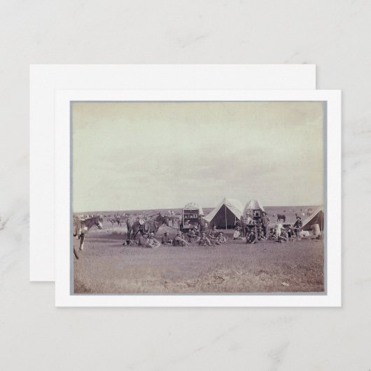 Chuck Wagon Postkarte (Vorne/Hinten)