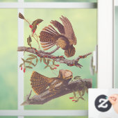 Chuck Will's Widow Nightjar mit Korallenschlange Fensteraufkleber (Zuhause)