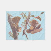 Chuck Will's Widow Nightjar mit Korallenschlange Fleecedecke (Vorderseite (Horizontal))