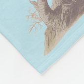 Chuck Will's Widow Nightjar mit Korallenschlange Fleecedecke (Ecke)