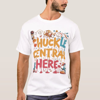 Chuckle Central Hier Mann Kleidung. T-Shirt