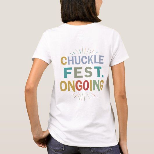 Chuckle Fest läuft T-Shirt (Rückseite)