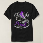Chucks and Pearls 2023 Lila Sneakers T-Shirt (Design vorne)