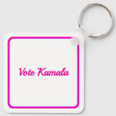 Chucks & Pearls Vote Kamala Schlüsselanhänger (Rückseite)