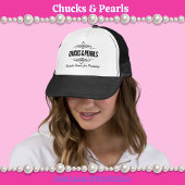 Chucks & Pearls Vote Kamala Truckerkappe