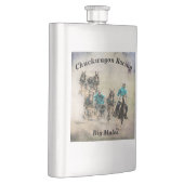 Chuckwagon Racing Big Mules Flachmann (Rechts)