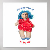 Chucky Donald Trump Doll Poster (Vorne)
