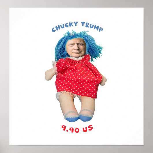 Chucky Donald Trump Doll Poster (Vorne)