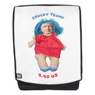 Chucky Donald Trump Puppe Rucksack