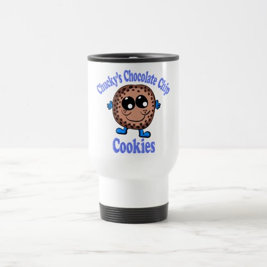 Chuckys Schokoladen Chip Cookies Reisebecher (Mittel)