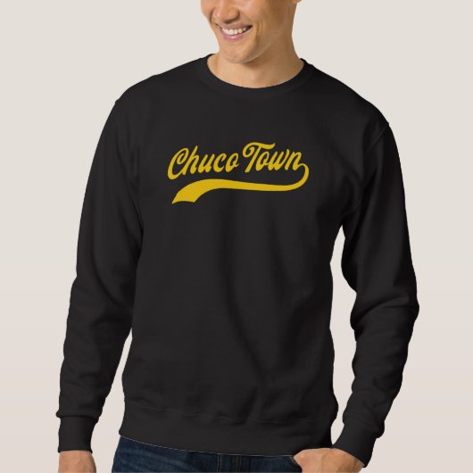 Chuco Town El Paso Tx Klassischer Baseballstil 2 Sweatshirt (Vorderseite)