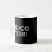 Chuco Town El Paso Tx Retro Typ 10 Kaffeetasse (Vorderseite Links)