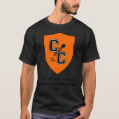 Chudley Cannons Logo mit Motto T-Shirt (Vorderseite)