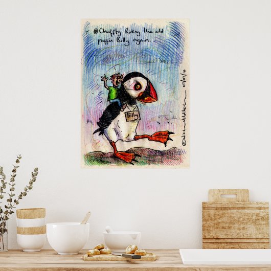 @Chuffty irkafirka print Poster (Küche)