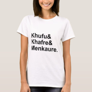 Chufu, Chafre, Menkaure   Pyramiden von Ägypten &  T-Shirt