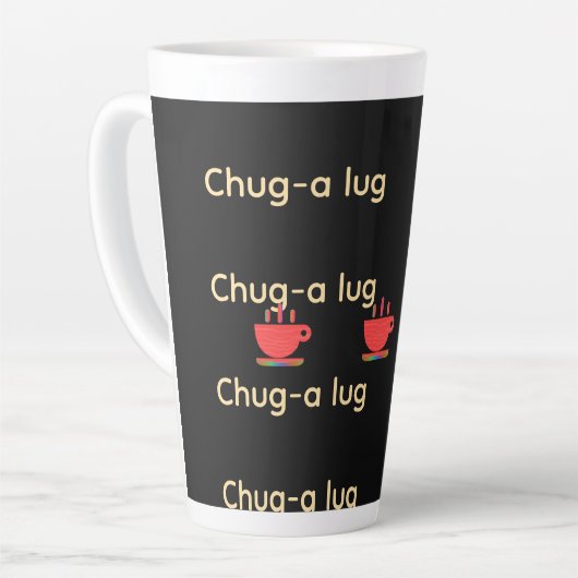 Chug A Lug Black  Milchtasse (Linke Ecke)