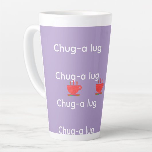 Chug A Lug Lavendel   Milchtasse (Linke Ecke)