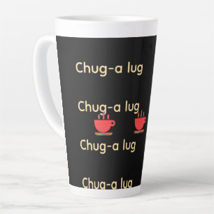 Chug A Lug Schwarz  Milchtasse