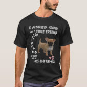 Chug Dog Lover, Chihuahua Mops Vater, Pugwawa Mama T-Shirt (Vorderseite)