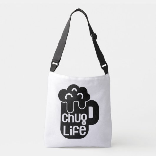 CHUG LIFE Foamy Tasse Tragetaschen Mit Langen Trägern (Vorderseite)