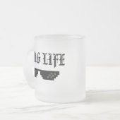 CHUG LIFE MATTGLASTASSE (Vorderseite Links)