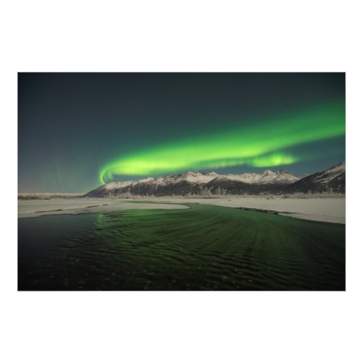 Chugach Aurora Fotodruck (Vorne)