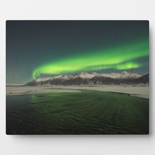 Chugach Aurora Fotoplatte (Vorderseite)