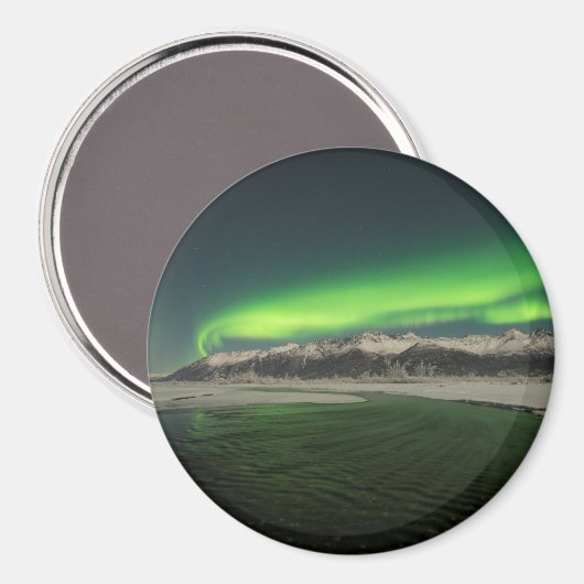Chugach Aurora Magnet (Vorderseite/Rückseite)