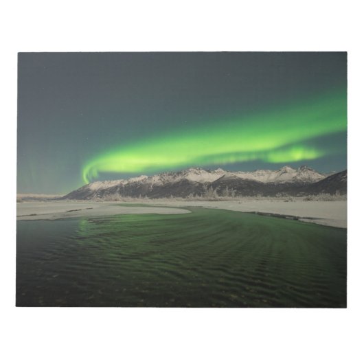 Chugach Aurora Notizblock (Vorderseite)