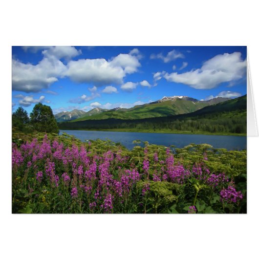 Chugach Mountains - 5" x 7" Art Card (Vorderseite (Horizontal))