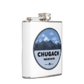 Chugach Mountains Alaska Camping Flachmann (Rechts)