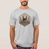Chugach National Forest Alaska Bear T-Shirt (Vorderseite)