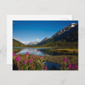 Chugach-Nationalpark im Alaska-Gebirge Postkarte (Vorne/Hinten)