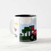 Chugga Choo Choo Zweifarbige Tasse (Vorderseite Links)
