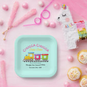 Chugga Choo Train Themenabend Cartoon 2. Geburtsta Pappteller (Party)