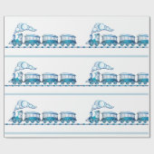 Chugga Chugga Choo Choo Baby Wrapping Paper Geschenkpapier (Flach)