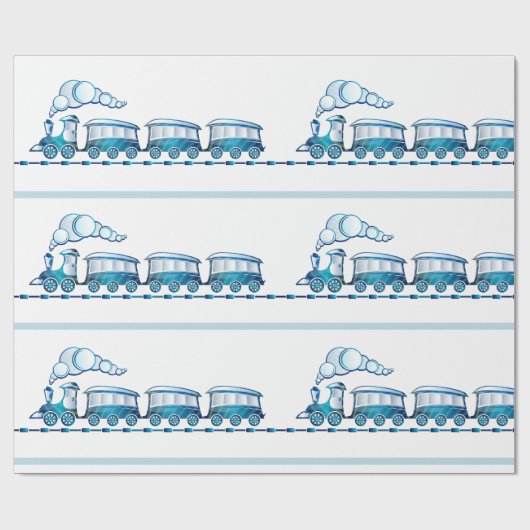 Chugga Chugga Choo Choo Baby Wrapping Paper Geschenkpapier (Flach)