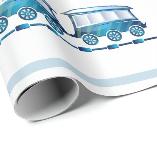 Chugga Chugga Choo Choo Baby Wrapping Paper Geschenkpapier (Rolleneckpunkt)