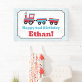 Chugga Chugga Choo Choo Party Banner (Insitu)