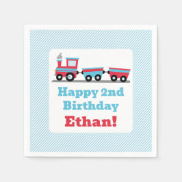 Chugga Chugga Choo Choo Zug Party Napkins Serviette