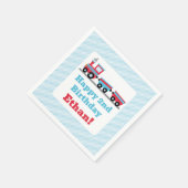Chugga Chugga Choo Choo Zug Party Napkins Serviette (Ecke)