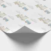 Chugga Chugga Train Birthday  Geschenkpapier (Ecke)