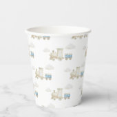 Chugga Chugga Train Birthday  Pappbecher (Vorderseite)