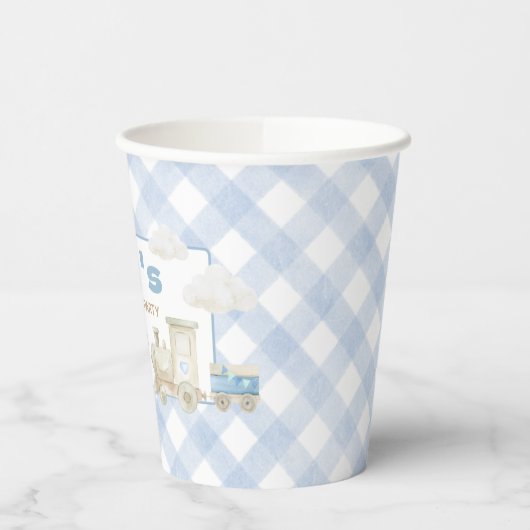 Chugga Chugga Train Birthday  Pappbecher (Links)