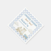 Chugga Chugga Train Birthday  Serviette (Ecke)