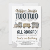 Chugga Chugga Two Two Two Two Two Two Einladung (Vorderseite)