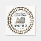 Chugga Chugga Two Two Two Two Two Two Serviette (Vorderseite)